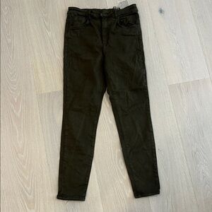 Zara Women's Skinny Jeans - Dark Olive
